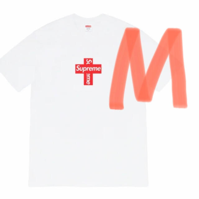 M Supreme Cross Box Logo Tee White 白