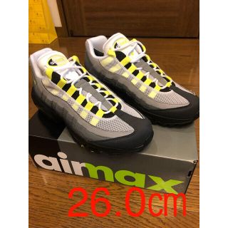 ナイキ(NIKE)のNIKE AIRMAX 95 OG NEON YELLOW 26.0cm(スニーカー)