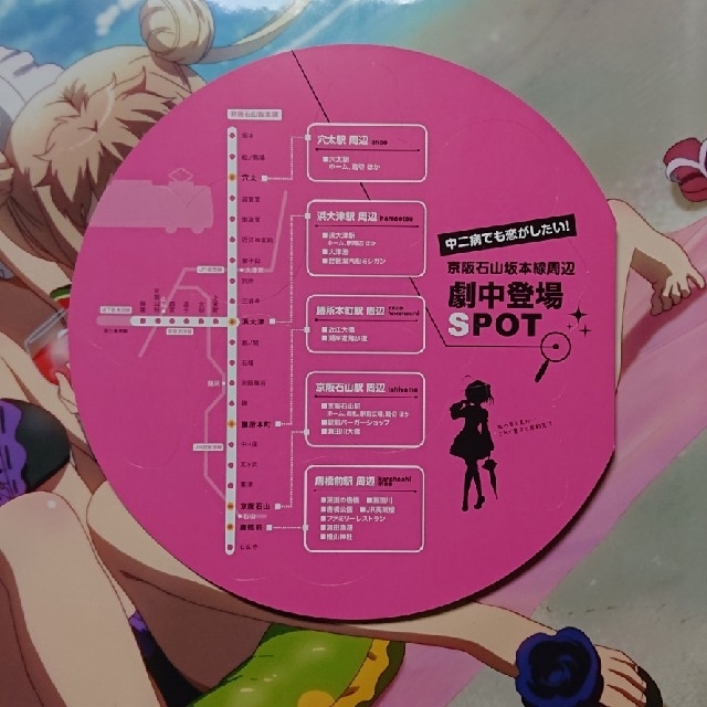 中二病でも恋がしたい 京阪電車大津線特製乗車券 エンタメ/ホビーのアニメグッズ(その他)の商品写真