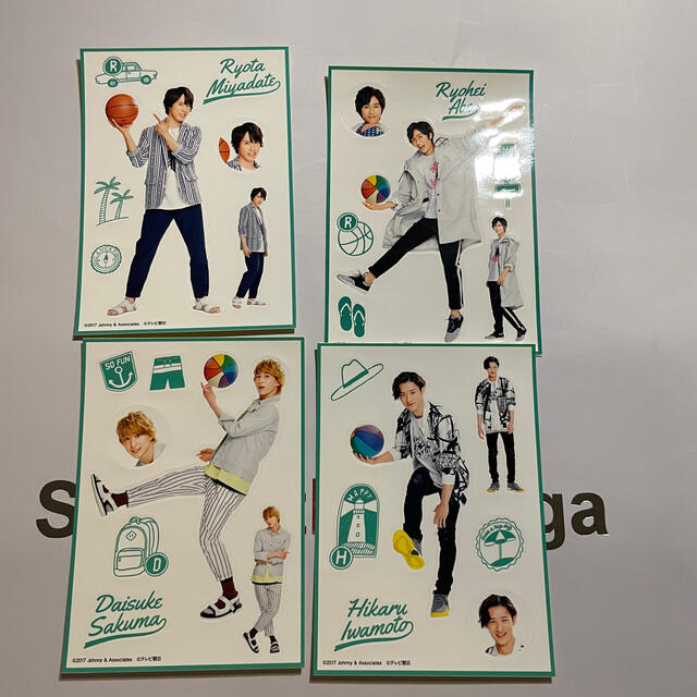 Johnny's(ジャニーズ)のSnowMan ステッカーセット エンタメ/ホビーのタレントグッズ(アイドルグッズ)の商品写真