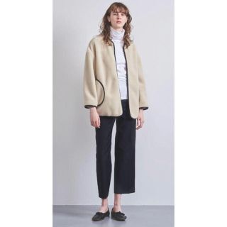 ユナイテッドアローズ(UNITED ARROWS)のUNITED ARROWS ボア ジップブルゾン 36(ブルゾン)