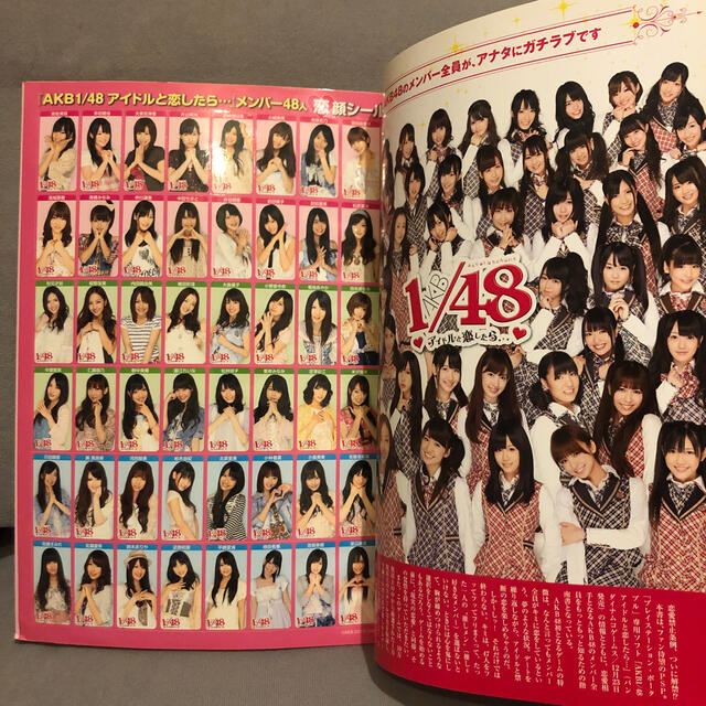 AKB48(エーケービーフォーティーエイト)のＡＫＢ１／４８アイドルと恋したら…公式攻略ビジュアルブック エンタメ/ホビーの雑誌(音楽/芸能)の商品写真