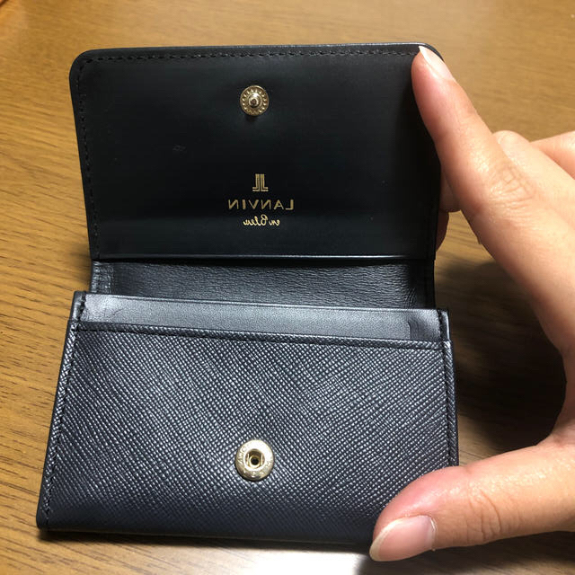 LANVIN(ランバン)の美品 ランバン 名刺入れ レディースのファッション小物(名刺入れ/定期入れ)の商品写真