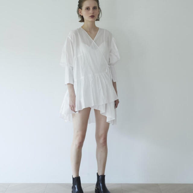 ROSARY MOON Back Open Shirts Dressの+mediadream.co.jp