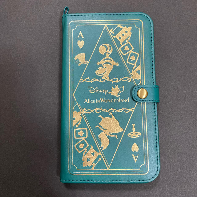 Disney(ディズニー)のiPhone6plus手帳型ケースボタン式 ディズニー不思議の国のアリス カバー スマホ/家電/カメラのスマホアクセサリー(iPhoneケース)の商品写真