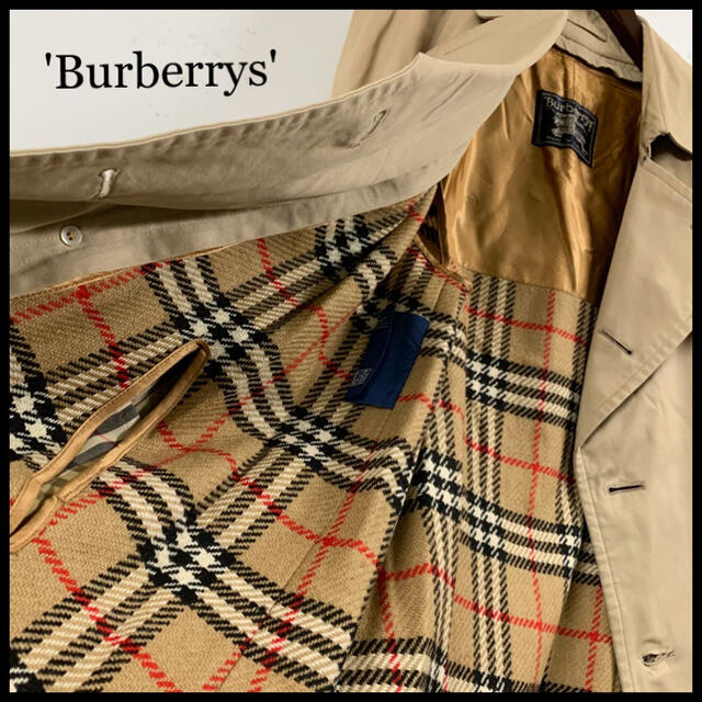 BURBERRY(バーバリー)のBURBERRY バーバリー トレンチコート ベージュ ライナー・袖腰首ベルト付 メンズのジャケット/アウター(トレンチコート)の商品写真