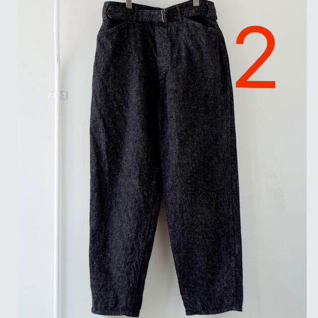 COMOLI (コモリ) デニム ベルテッドパンツ 21SS | tspea.org