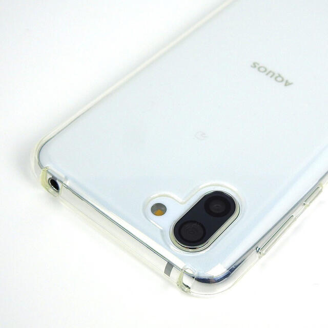 AQUOS R2 SH-03K SHV42 ソフトケース クリア  スマホ/家電/カメラのスマホアクセサリー(Androidケース)の商品写真