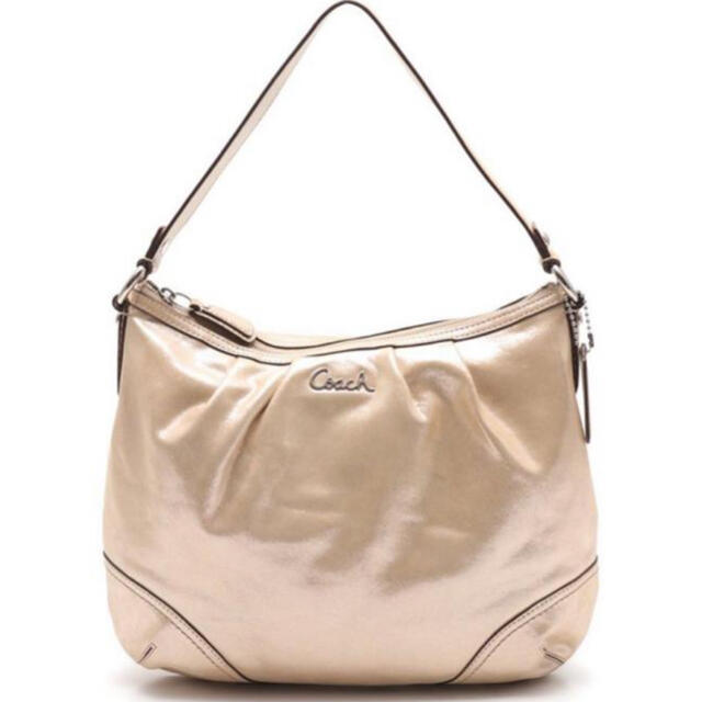 新品未使用 coach 2way ソーホー バッグ レザー シャンパンゴールド ...