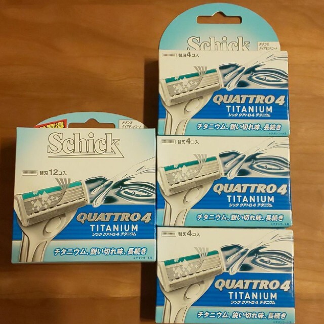 【新品未使用☆】Schick QUATTRO4 24枚セット☆