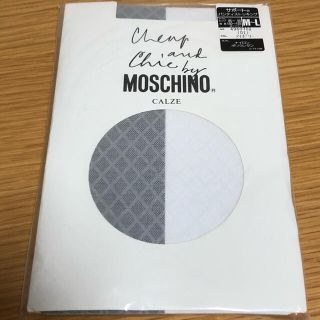 モスキーノ(MOSCHINO)の⭐️新品　モスキーノ　アイボリー　ストッキング　M-L(タイツ/ストッキング)