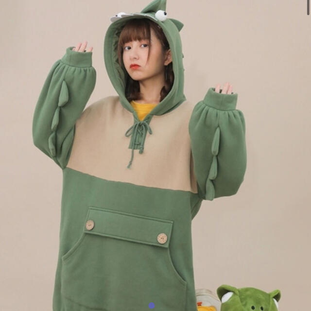 Seventeen 恐竜パーカー 可愛い 韓国の通販 By Poooooh1933 S Shop セブンティーンならラクマ