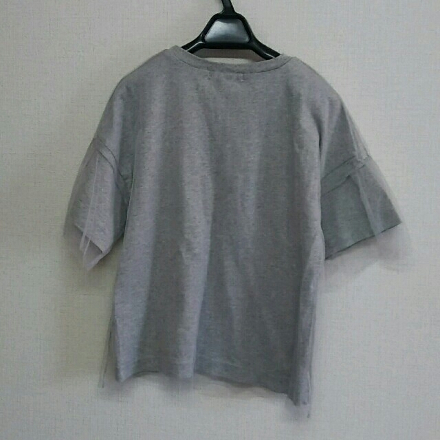 w closet(ダブルクローゼット)のダブクロ チュールTシャツ レディースのトップス(Tシャツ(半袖/袖なし))の商品写真