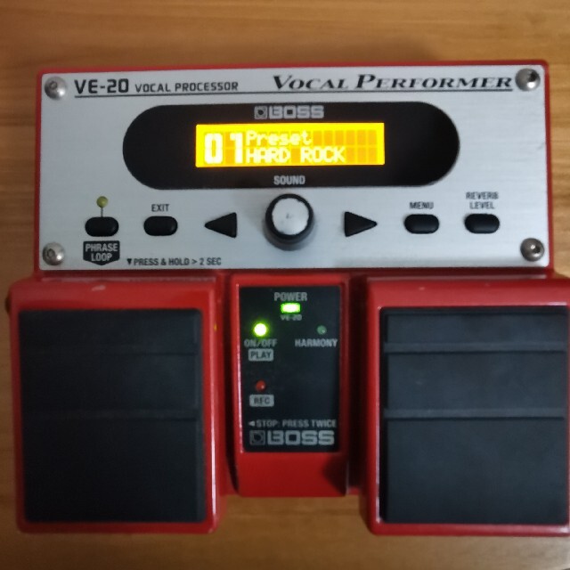 BOSS(ボス)のVE-20 BOSS VOCAL PROCESSOR 楽器のレコーディング/PA機器(エフェクター)の商品写真