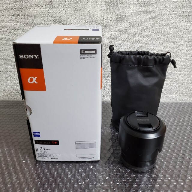 SONY(ソニー)のSonnar T* E 24mm F1.8 ZA SEL24F18Z スマホ/家電/カメラのカメラ(レンズ(単焦点))の商品写真