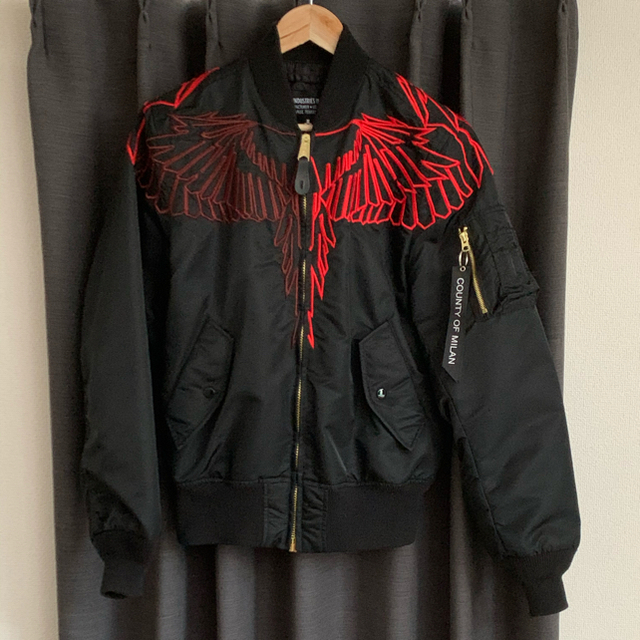 MARCELO BURLON(マルセロブロン)のMarcelo burlon ma-1 片翼エディション メンズのジャケット/アウター(フライトジャケット)の商品写真