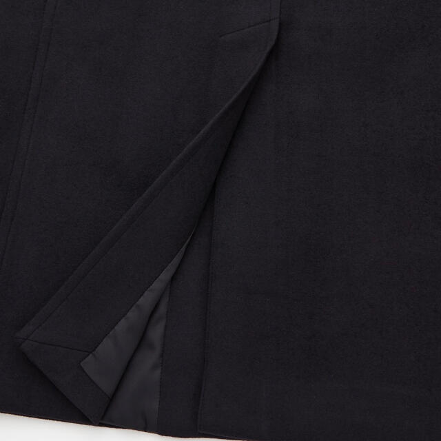 UNIQLO(ユニクロ)のワタユ2705様専用☆ シングルブレストコート　ネイビー　ＸＬ メンズのジャケット/アウター(ステンカラーコート)の商品写真