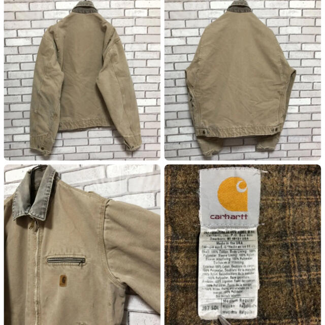 carhartt - 【カーハート 】ダック地革タグデトロイトジャケット carhartt - 【カーハート 】ダック地革タグデトロイトジャケット