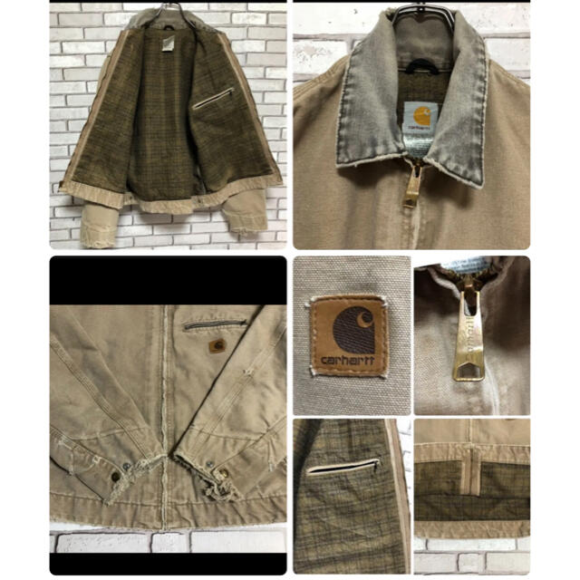 carhartt - 【カーハート 】ダック地革タグデトロイトジャケット carhartt - 【カーハート 】ダック地革タグデトロイトジャケット