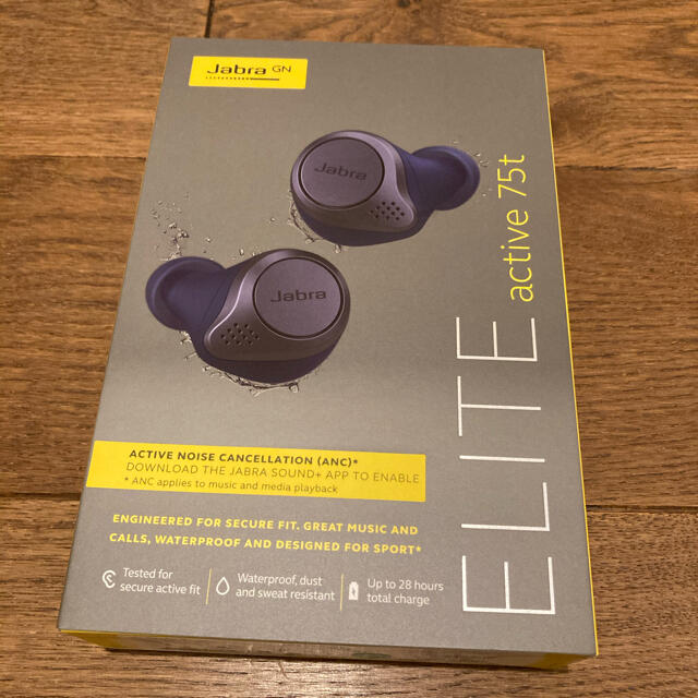 ヘッドフォン/イヤフォン新品　ワイヤレス　イヤホン　Jabra Elite Active 75t