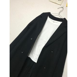 ザラ(ZARA)のウール＊バックスリットコート(ロングコート)