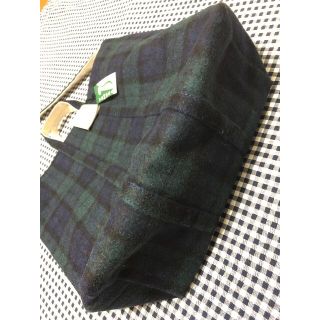 テンベア　TEMBEA ブラックウォッチ　ウール　未使用(ショルダーバッグ)