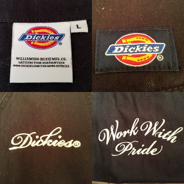 Dickies(ディッキーズ)のDickies チェーン刺繍入り コットン ワークベスト Work Vest メンズのトップス(ベスト)の商品写真