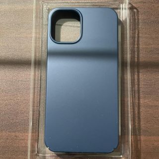 iPhone12mini ケース新品　マットブルー(iPhoneケース)