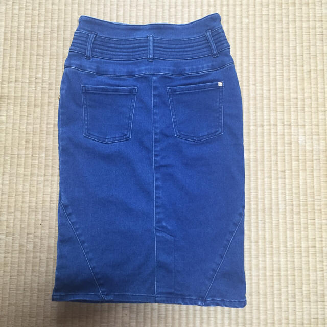 MURUA(ムルーア)のMURUA♡ハイウエストデニムスカート レディースのスカート(ひざ丈スカート)の商品写真