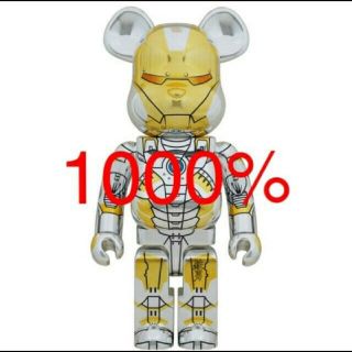 メディコムトイ(MEDICOM TOY)のBE@RBRICK SORAYAMA IRONMAN 1000% 新品　手渡し可(キャラクターグッズ)