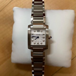 カルティエ(Cartier)のカルティエ　タンクフランセーズ　ダイヤモンド(腕時計)