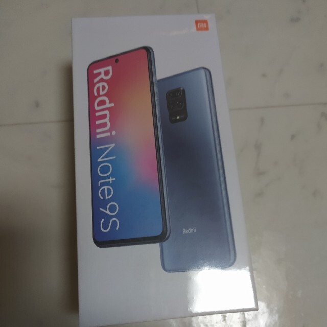 スマートフォン本体Xiaomi Redme Note9s 新品未開封