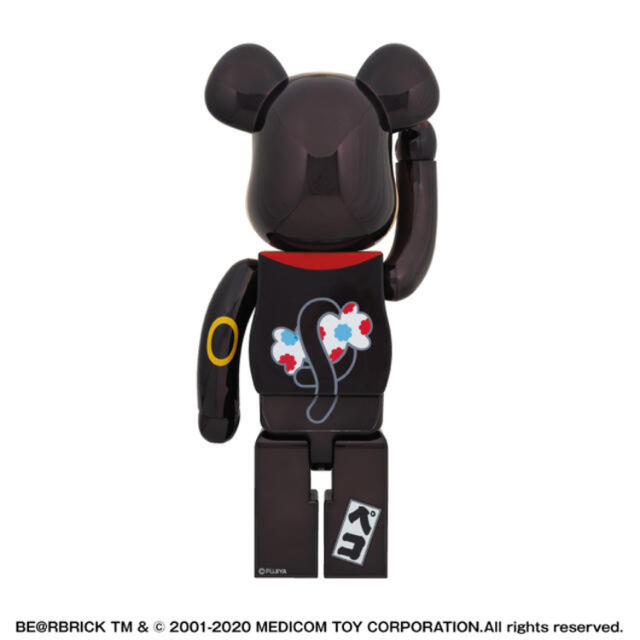 BE@RBRICK 招き猫 ペコちゃん 黒メッキ 1000% ベアブリック www ...