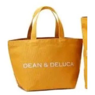 ディーンアンドデルーカ(DEAN & DELUCA)のDEEN&DELUCA トートバッグ　限定　キャラメルイエロー　新品　キャンバス(トートバッグ)