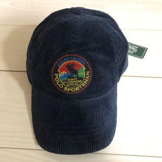 ポロラルフローレン(POLO RALPH LAUREN)の新品　POLO SPORTSMAN コーデュロイ　キャップ　CAP カントリー(キャップ)