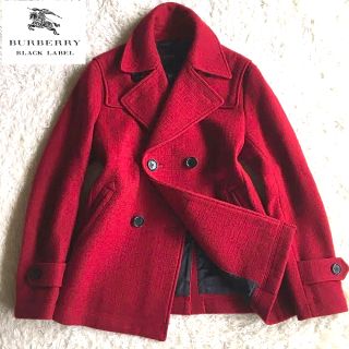 バーバリーブラックレーベル(BURBERRY BLACK LABEL)のクリスマスセール！　バーバリーブラックレーベル　羊毛ピーコート(ピーコート)