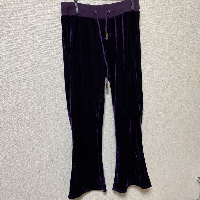 dazzy store(デイジーストア)のベロア素材 紫セットアップ レディースのルームウェア/パジャマ(ルームウェア)の商品写真