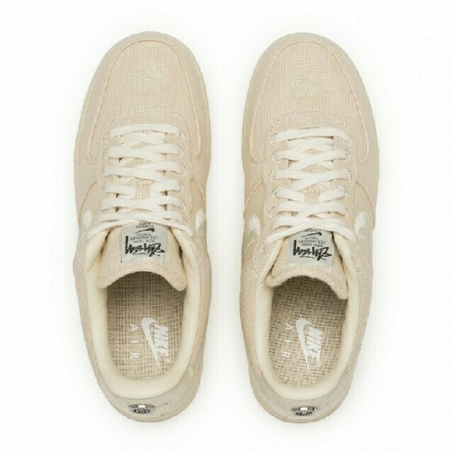 26.5 STUSSY × NIKE AIR FORCE 1 Fossil