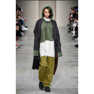 ヨウジヤマモト(Yohji Yamamoto)のSulvam 18AW フェイクファー プルオーバー パーカー(パーカー)