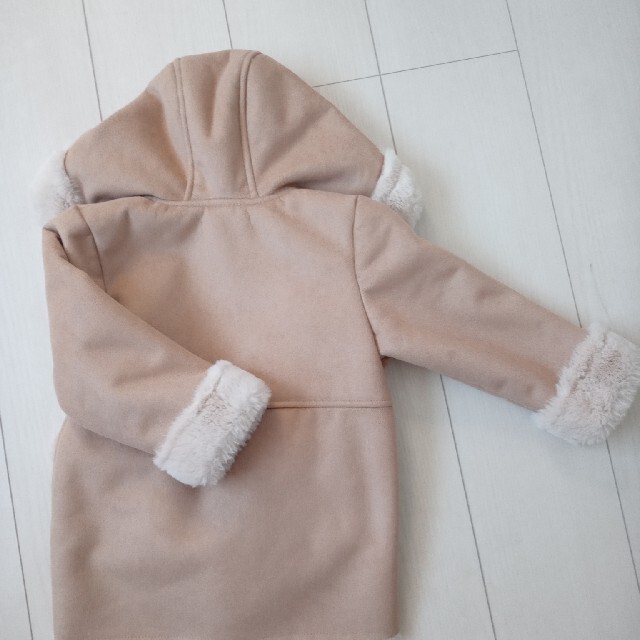 GLOBAL WORK(グローバルワーク)のGLOBAL WORK　ボア　アウター　キッズ　S キッズ/ベビー/マタニティのキッズ服女の子用(90cm~)(ジャケット/上着)の商品写真