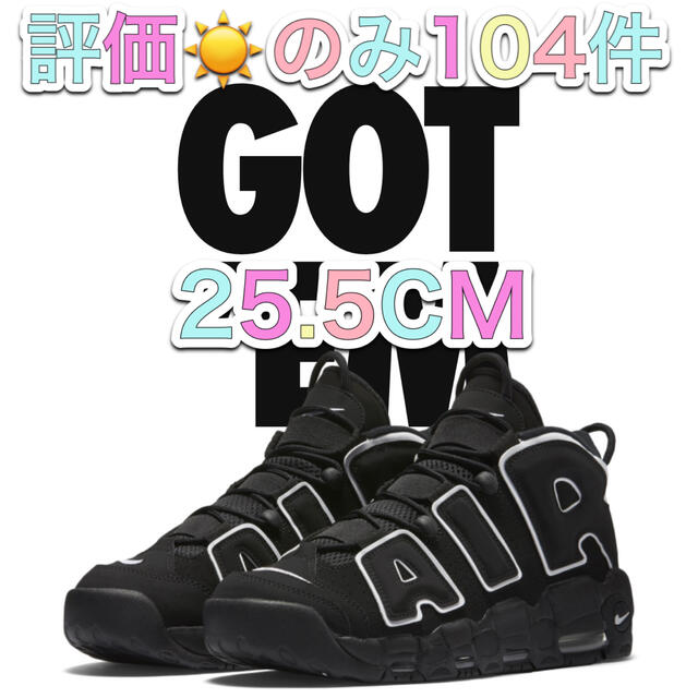 NIKE AIR more up tempo モアテン　25.5