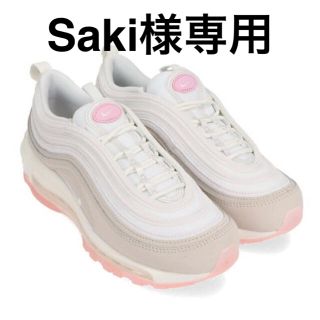 ナイキ(NIKE)のNIKE AIR MAX 97 ピンク ホワイト 24cm(スニーカー)