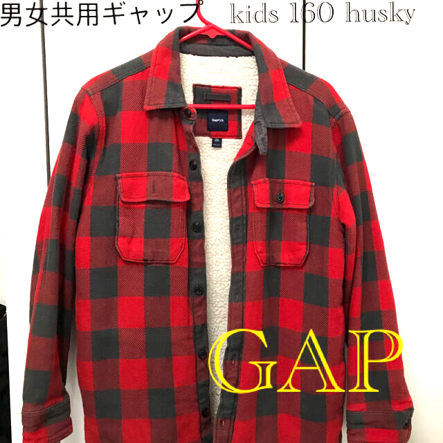 GAP(ギャップ)のギャップ　メンズ　キッズ　　暖かシャツコート キッズ/ベビー/マタニティのキッズ服男の子用(90cm~)(ジャケット/上着)の商品写真