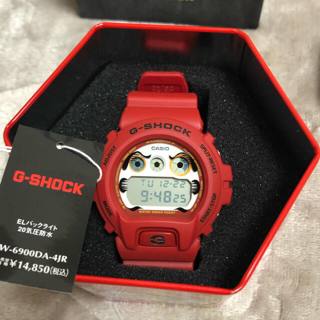 腕時計(デジタル)G-shock ダルマ　DW-6900DA-4JR