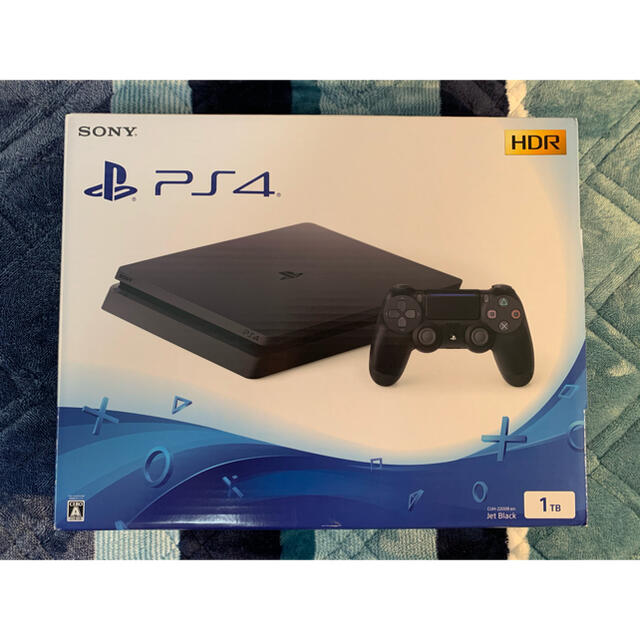 PlayStation4(プレイステーション4)のPS4本体 CUH-2200B B01 Jet Black 1TB 美品 エンタメ/ホビーのゲームソフト/ゲーム機本体(家庭用ゲーム機本体)の商品写真