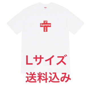 シュプリーム(Supreme)のSupreme Cross Box Logo Tee Lサイズ(Tシャツ/カットソー(半袖/袖なし))
