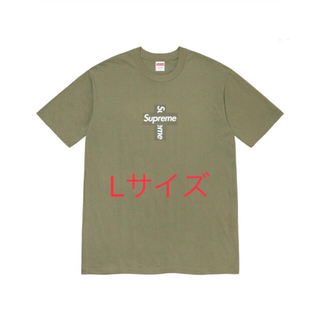 シュプリーム(Supreme)のSupreme Cross Box Logo Tee Light Olive L(Tシャツ/カットソー(半袖/袖なし))