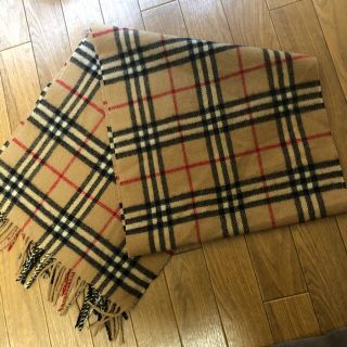 バーバリー(BURBERRY)のburberry バーバリー　チェック　マフラー　美品(マフラー)