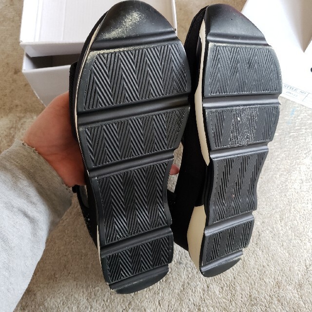 EVOL(イーボル)のILIMA厚底ラメストラップサンダル　24.5 レディースの靴/シューズ(サンダル)の商品写真