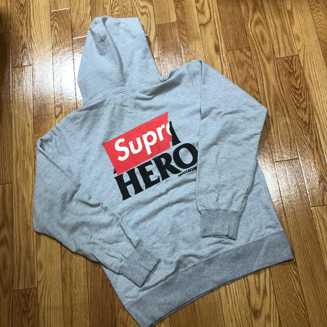 supreme anti hero zip hoodie パーカー